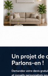 Exemple visuel de climatisation en intérieur